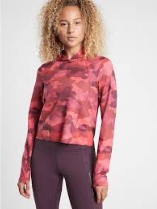 Athleta Tops - Athleta Pinnacle Hoodie in Mantra Camo Size Large